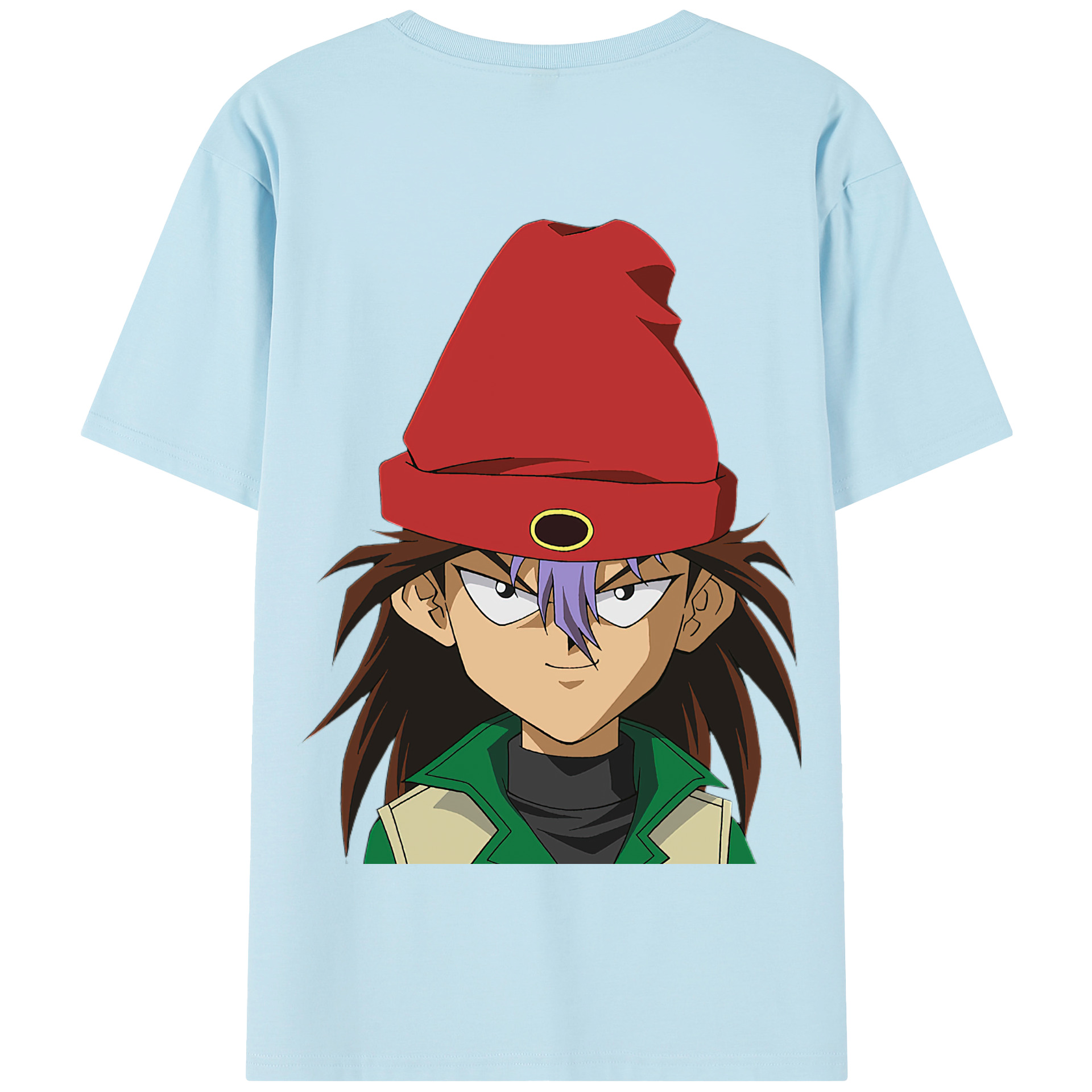 （画像用） 遊☆戯☆王 Yu-Gi-Oh! 綿100％半袖Tシャツ（背面プリント）
